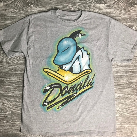 Disney Other - Men’s L DISNEYLAND Donald Duck Gray T-Shirt